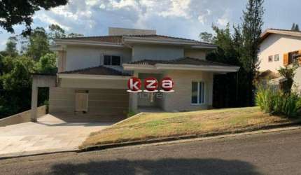 Imperdível! Casa de luxo em condomínio Vale do Itamaracá, Valinhos-SP, 5 quartos, 5 suítes, 3 salas, 6 banheiros, 5 vagas, 514m²
