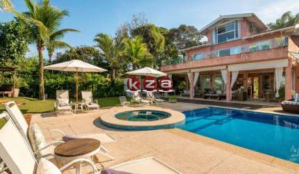 Casa de luxo a venda MOBILIADA, na Barra do Una: 6 suítes, 3 salas, 10 banheiros, frente para o mar, 800m² de área em São Sebastião-SP!