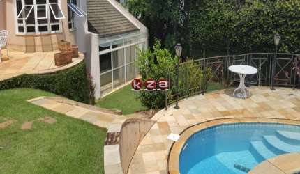 Casa de luxo em condomínio na Vila Embaré, Valinhos-SP: 5 quartos, 5 suítes, 3 salas, 6 banheiros, 5 vagas, 510m².