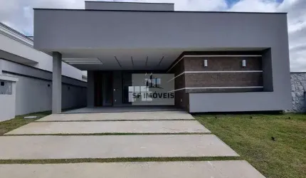 Belíssima casa térrea, à venda no Alphaville Nova Esplanada 1, 268m², 3 suítes