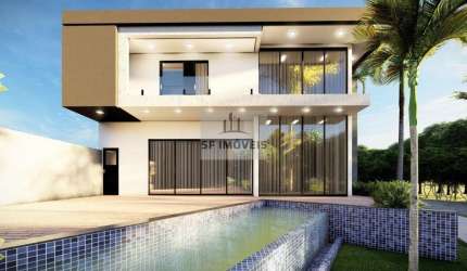 Excelente sobrado, 267m²,  3 suítes, à venda no Condomínio Campos do Conde