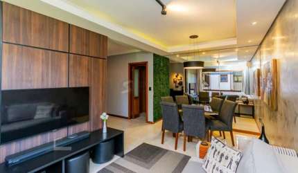 Apartamento mobiliado com 2 quartos e 1 vaga de garagem no Bairro Higienópolis