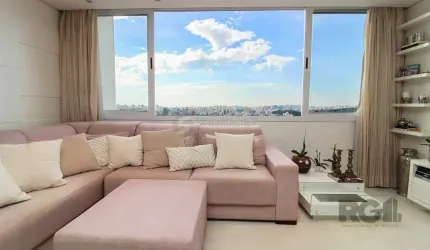 Mobiliado apartamento de 3 dormitórios, transformado em 2 sendo 1 suite, 2 vagas - Menino Deus