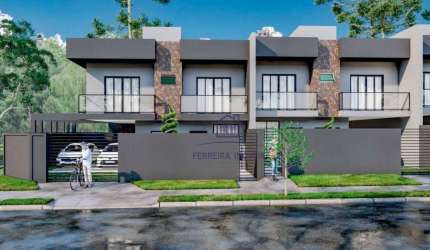 Sobrado com 3 dormitórios à venda, 141 m² por R$ 849.000 - Afonso Pena - São José dos Pinhais/PR
