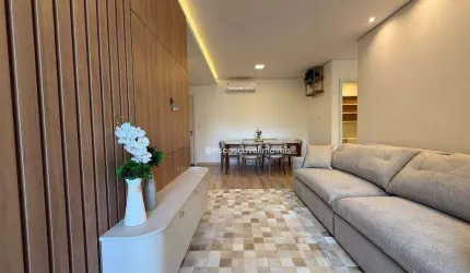 Apartamento mobiliado no bairro Maria Luiza com 2 vagas de garagem lado a lado.