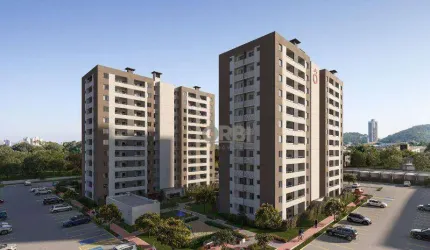 Apartamento com 2 dormitórios à venda, 51 m² por R$ 444.275,64 - Centro - Penha/SC