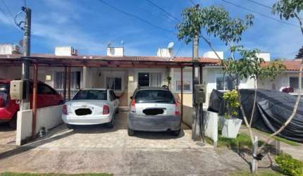 CASA EM CONDOMÍNIO&lt;BR&gt;&lt;BR&gt;2 DORMITÓRIOS&lt;BR&gt;&lt;BR&gt;SUÍTE  AMERICANA&lt;BR&gt;&lt;BR&gt;PATIO NOS FUNDOS&lt;BR&gt;&lt;BR&gt;CHURRASQUEIRA&lt;BR&gt;&lt;BR&gt;RESERVATÓRIO PARA CAPTAÇ