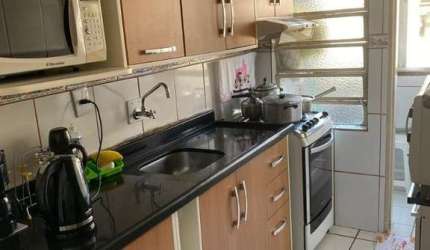 Apartamento 01 dormitório,  Bairro Santa Tereza em frente a Universidade Ritter.&lt;BR&gt;Cozinha sob medida, living vista, banheiro com moveis sob medida . vaga por convenção, Prédio com Salão de fes