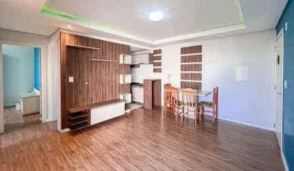 Este acolhedor apartamento de 51,40 m² está localizado no condomínio Igara Park 1, no bairro Igara, em Canoas. O imóvel oferece dois dormitórios bem iluminados, ideais para um casal ou uma pequena fam