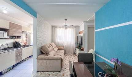 Descubra o conforto e a praticidade deste charmoso apartamento à venda em um condomínio fechado, localizado na Rua Açucena 204C, no bairro Igara, em Canoas, Rio Grande do Sul. Com uma área de 43m², es