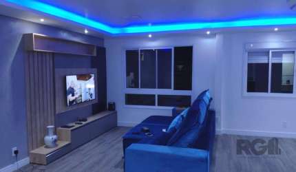 Apartamento com 2 quartos, churrasqueira, vaga de garagem, no bairro Marechal Rondon, Canoas/RS&lt;BR&gt;&lt;BR&gt;Apartamento mobiliado com design moderno e espaçoso, originalmente com 3 dormitórios 