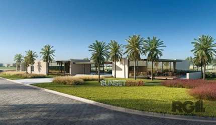 Vendo Terreno 252m2 no excelente condomínio Sunset, pronta para construir.&lt;BR&gt;Localizado na praia de Xangrilá, o empreendimento possuí mais de 18 hectares de área total, distribuídos em 346 lote