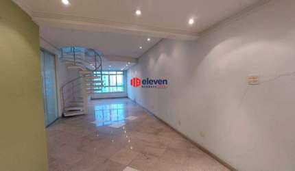 Linda Cobertura na Charmosa Barão de Penedo, 280 mts - 3 dorm- 1 suite e 2 vagas