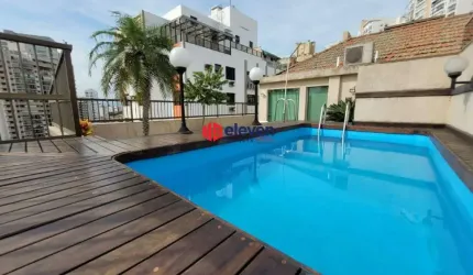 Cobertura Duplex na Ponta da Praia com Vista Mar e Piscina Privativa