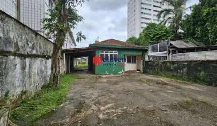 Terreno à venda, investimento, excelente localização no Macuco, Santos-SP