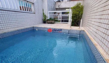 Sobrado triplex 4 dorms, 3 suítes com piscina