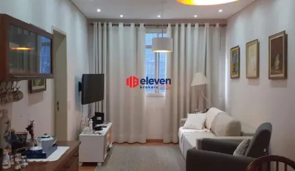 Excelente apartamento reformado com 3 Quartos e Suíte na Avenida Ana Costa, Santos