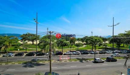 Apartamento Exclusivo Frente Mar com 3 Dormitórios no Gonzaga, Santos-SP