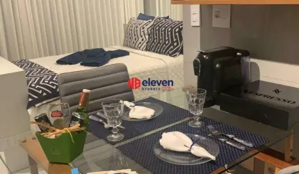 Lindo Studio no Bairro Pompéia Em Santos