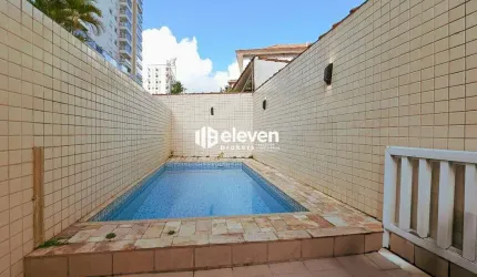 Casa Sobreposta Alta para locação com 3 Suítes e Lazer Privativo – 240m² | Campo Grande – Santos/SP