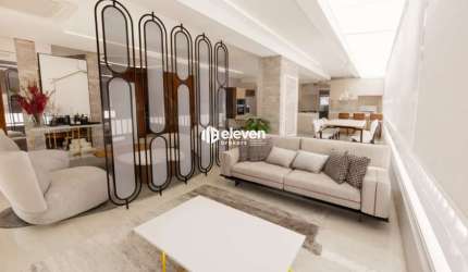 Cobertura Duplex à Venda – 4 Suítes | 267m² Privativos | 3 Vagas | Gonzaga | Santos