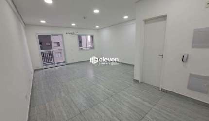 Sala Comercial Aluguel | 42m² | 7º Andar | Fusion Office | Vila Matias | Santos