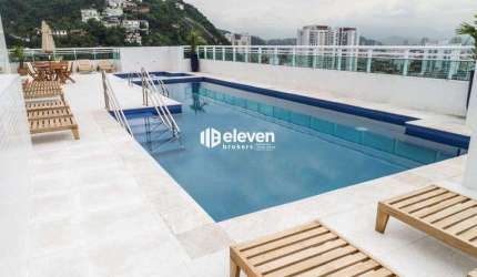 Apartamento à venda, 3 quartos, 1 suíte, 2 vagas, José Menino - Santos/SP