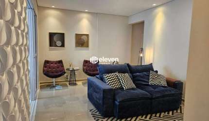 Apartamento Alto Padrão com 3 Suítes à Venda no Embaré – 129m², Varanda Gourmet e Closet