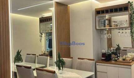 Apartamento  NOVO com 3 dormitórios à venda, com armários planejados.