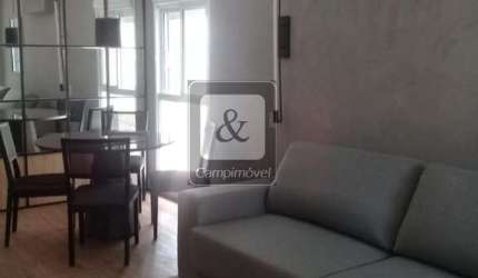 Apartamento para Venda em Campinas, Cambuí, 1 dormitório, 1 suíte, 2 banheiros, 1 vaga