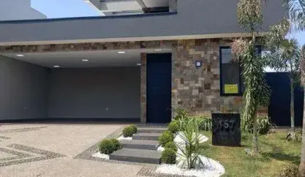 Casa em condomínio fechado com 4 quartos à venda na Avenida Juscelino Kubitschek de Oliveira, --, Parque Brasil 500, Paulínia, 198 m2 por R$ 1.855.000