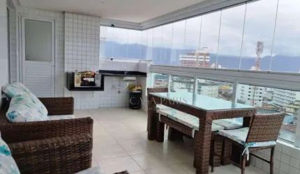 Apartamento com 3 dormitórios à venda, 108 m² por R$ 700.000,00 - Caiçara - Praia Grande/SP