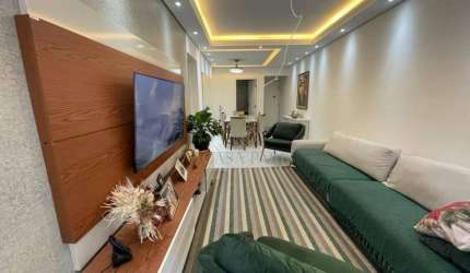Apartamento com 2 dormitórios à venda, 80 m² por R$ 460.000,00 - Vila Guilhermina - Praia Grande/SP