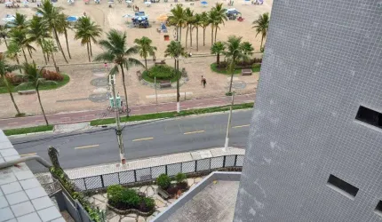 Apartamento com 3 dormitórios frente mar à venda, 85 m² por R$ 350.000 - Mirim - Praia Grande/SP