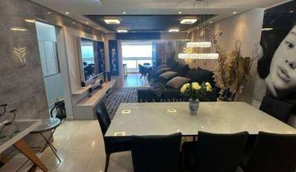 Apartamento mobiliado com 3 suítes à venda, 197 m² por R$ 1.750.000 - Aviação - Praia Grande/SP