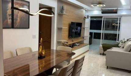 Apartamento com 3 quartos à venda, 105 m² por R$ 1.275.000 - Canto do Forte - Praia Grande/SP