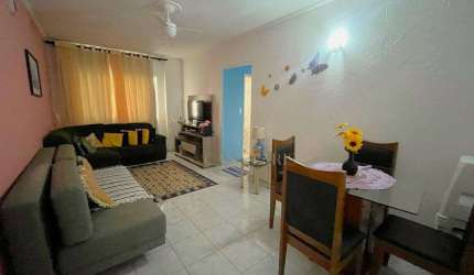 Apartamento com 1 quarto à venda, 45 m² por R$ 350.000 - Vila Guilhermina - Praia Grande/SP