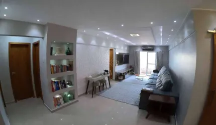 Apartamento com 3 dormitórios à venda, 136 m² por R$ 1.200.000,00 - Vila Guilhermina - Praia Grande/SP