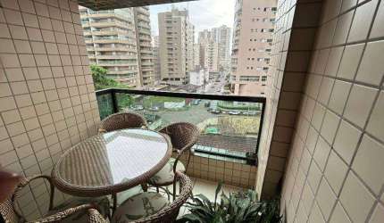 Apartamento com 2 dormitórios à venda, 85 m² por R$ 370.000,00 - Aviação - Praia Grande/SP