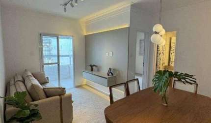 Apartamento com 1 dormitório à venda, 52 m² por R$ 432.000,00 - Aviação - Praia Grande/SP
