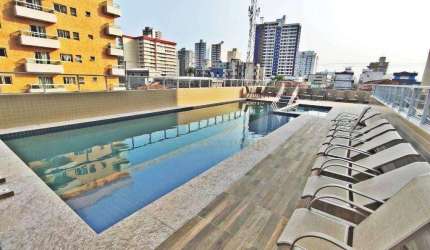 Apartamento com 1 dormitório à venda, 42 m² por R$ 317.000,00 - Aviação - Praia Grande/SP