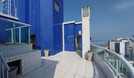 Cobertura com 2 dormitórios à venda, 90 m² por R$ 800.000,00 - Caiçara - Praia Grande/SP