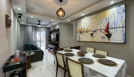 Apartamento com 2 dormitórios à venda, 120 m² por R$ 690.000,00 - Canto do Forte - Praia Grande/SP