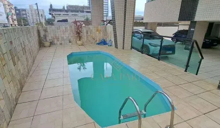 Apartamento com 2 dormitórios à venda, 76 m² por R$ 360.000,00 - Aviação - Praia Grande/SP