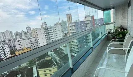Apartamento com 2 dormitórios à venda, 82 m² por R$ 605.000,00 - Caiçara - Praia Grande/SP