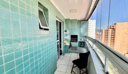 Apartamento com 1 dormitório à venda, 43 m² por R$ 355.000,00 - Boqueirão - Praia Grande/SP