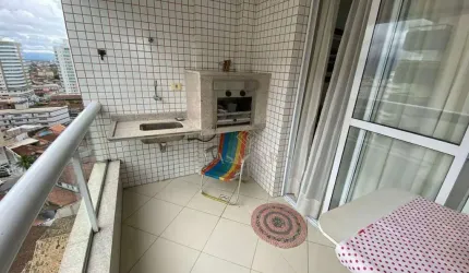 Apartamento com 2 dormitórios à venda, 70 m² por R$ 460.000,00 - Caiçara - Praia Grande/SP
