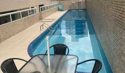 Apartamento com 3 dormitórios à venda, 120 m² por R$ 724.500,00 - Vila Guilhermina - Praia Grande/SP