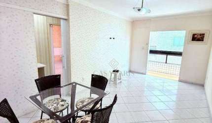 Apartamento com 1 dormitório à venda, 58 m² por R$ 359.000 - Vila Guilhermina - Praia Grande/SP
