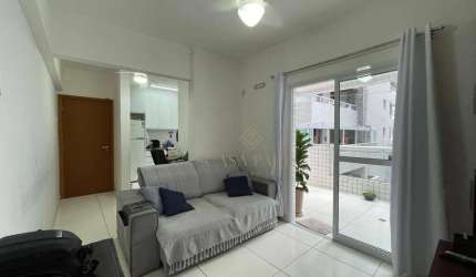 Apartamento com 1 dormitório à venda, 56 m² por R$ 382.000,00 - Canto do Forte - Praia Grande/SP